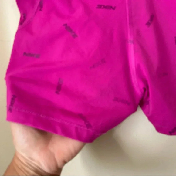 Nike Pro 3" Training Shorts Pink Size M - Picture 3 of 8